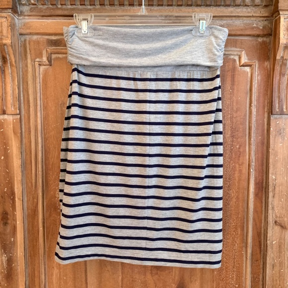 GAP Foldover Striped Stretch Skirt Size Small - Picture 8 of 11